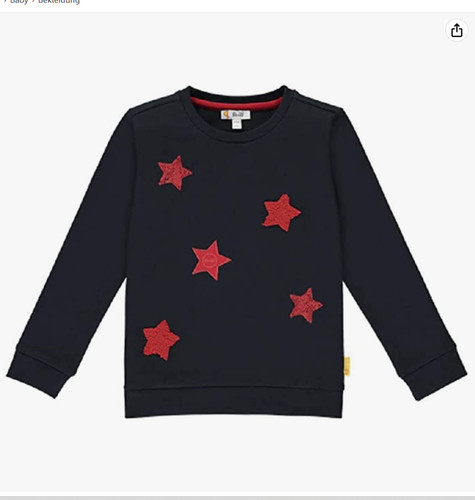 Steiff sweatshirt blau - steiff,